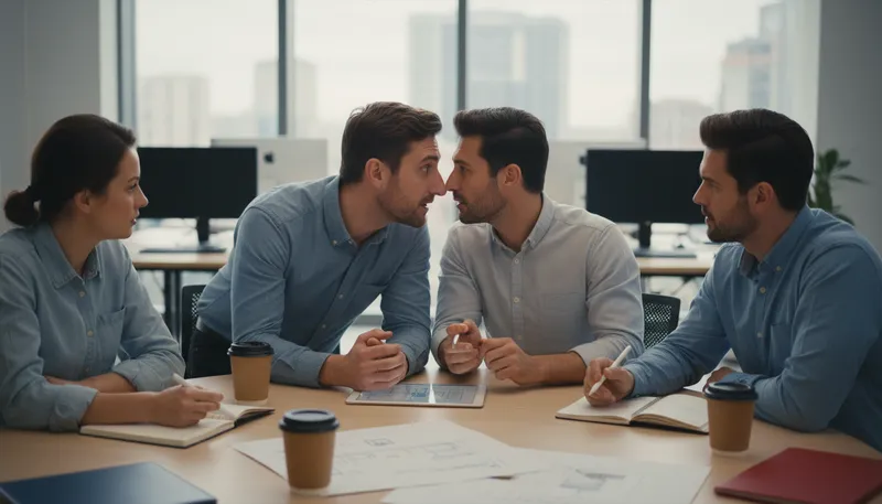 Illustration of stick one's nose into: to meddle in someone else's affairs