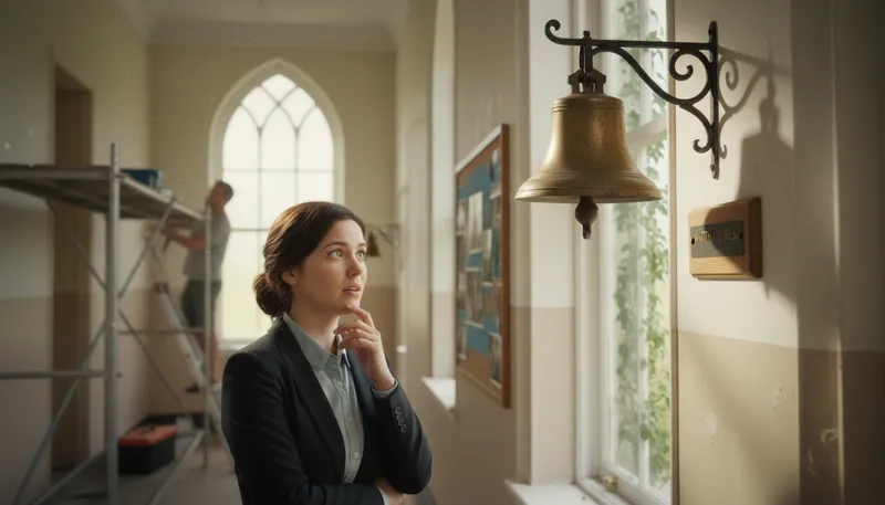 Illustration of ring a bell: seem familiar or remind of something