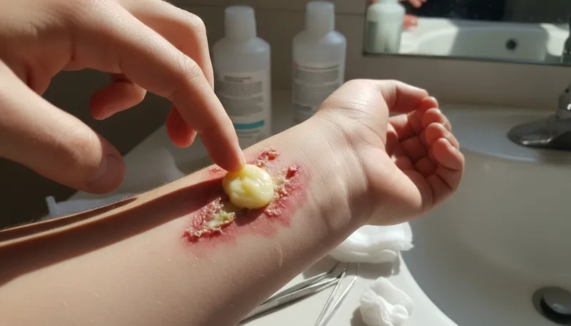Illustration of pus: A thick fluid from an infection.