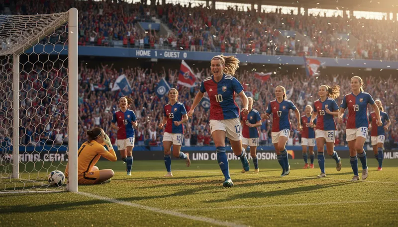 Illustration of goal: a point scored in sports
