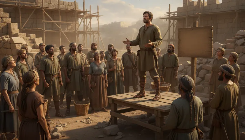 Illustration of nehemiah: A name with biblical origins.
