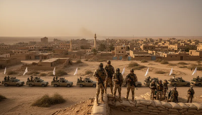 Illustration of isil: An extremist militant group in Iraq and Syria.