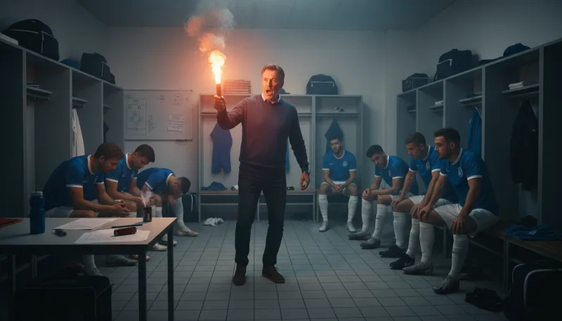Illustration of light a fire under: to motivate someone to take action