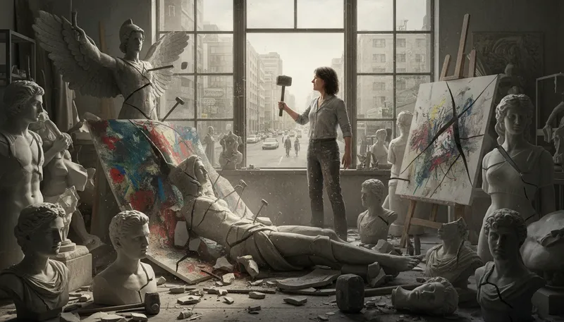 Illustration of kill your idols: stop glorifying someone or something.