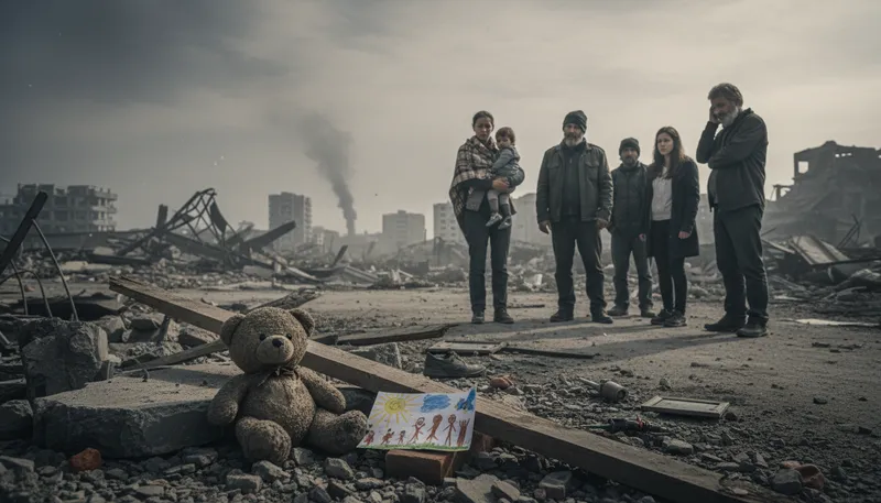Illustration of inhumanity: Lack of compassion or human kindness.