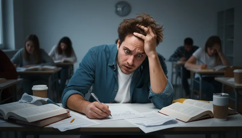 Illustration of lose one's mind: To become very upset or confused.
