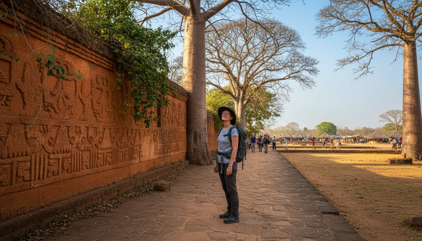 “Benin” kelimesinin çizimi: A country in West Africa known for its history.