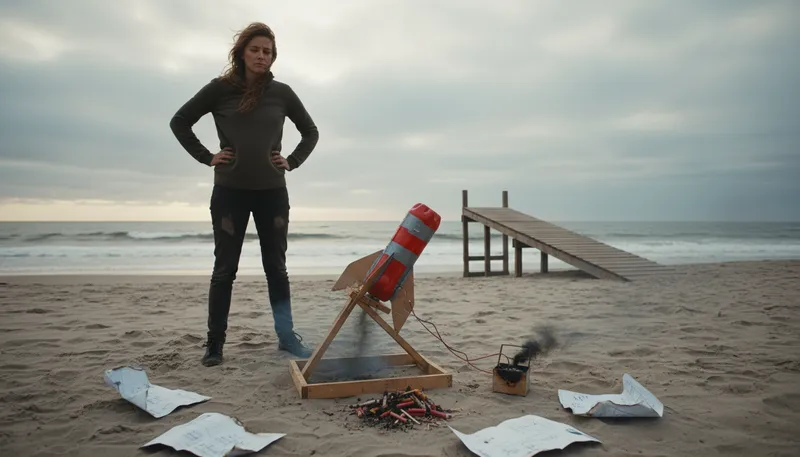 Illustration of failure to launch: an unsuccessful start or beginning