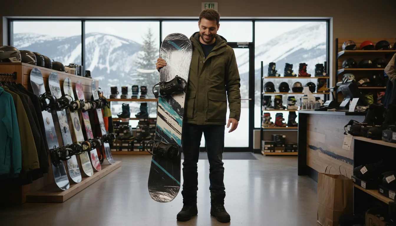 “snowboard” kelimesinin çizimi: a flat item used to glide down winter hills