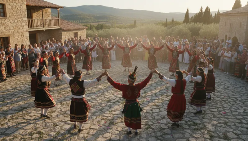 Illustration of heritage: property or traditions passed down from previous generations