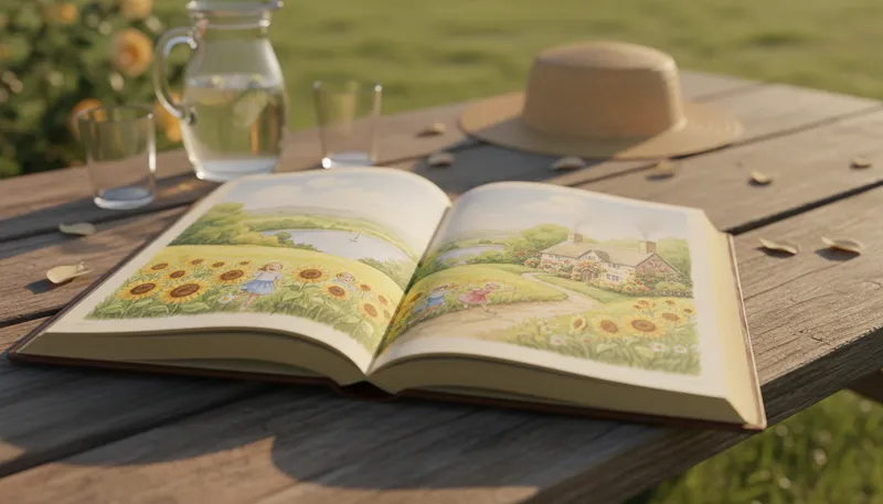 Illustration of vignette: A brief, descriptive scene or story.