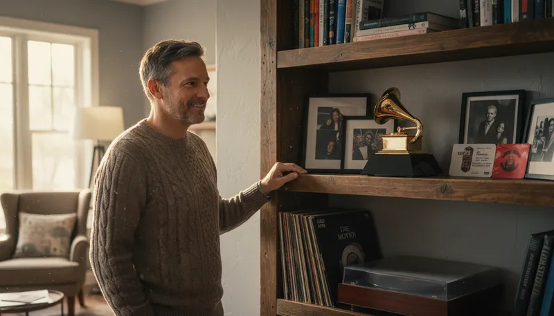 Illustration of grammy: An award for achievement in music.
