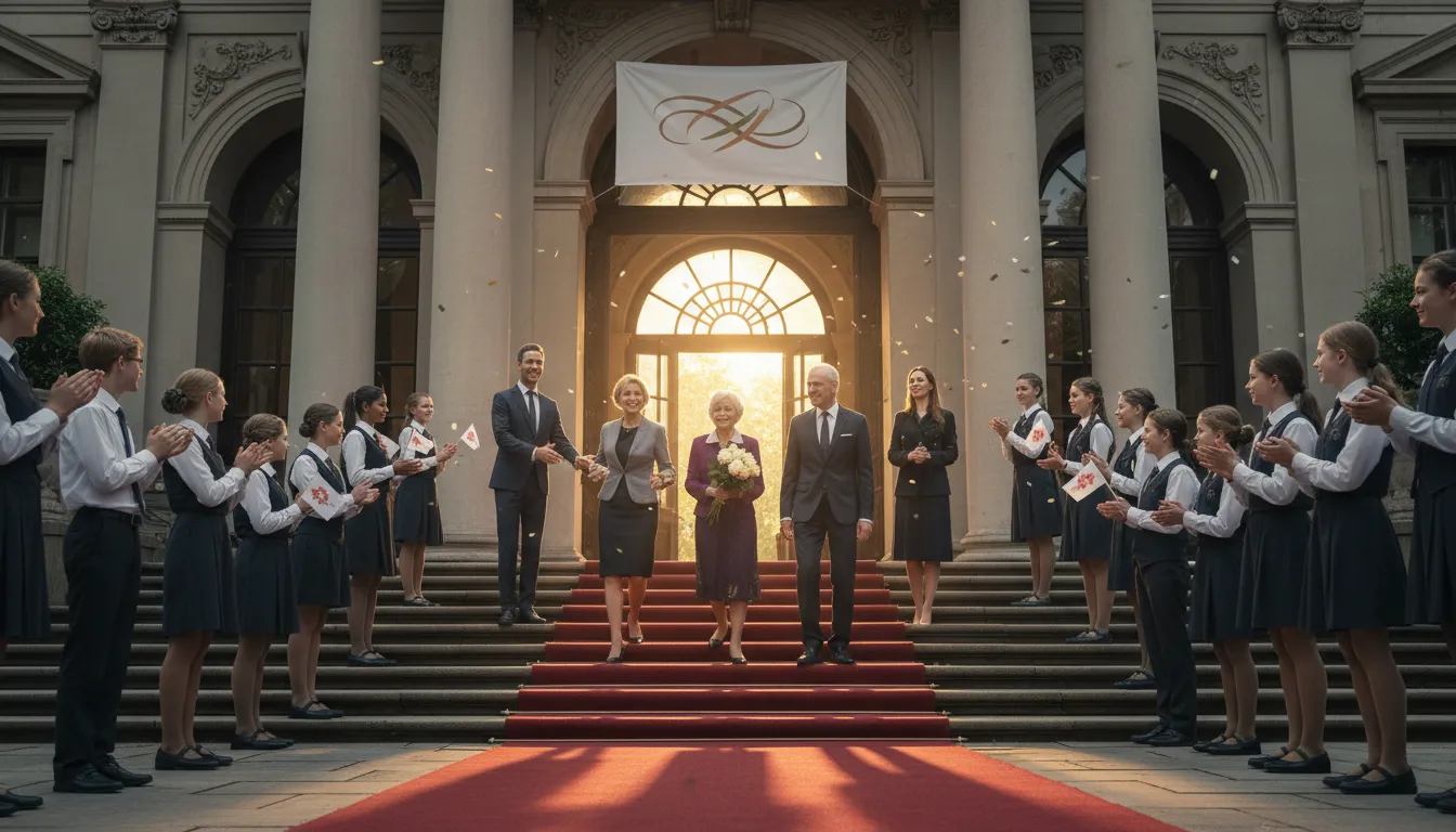 Ilustrasi roll out the red carpet: Welcome someone with great honor.