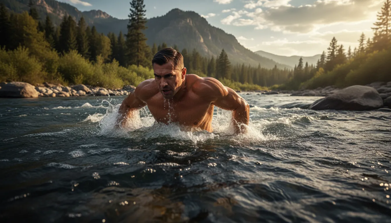 Иллюстрация breast: to face and move forward against something
