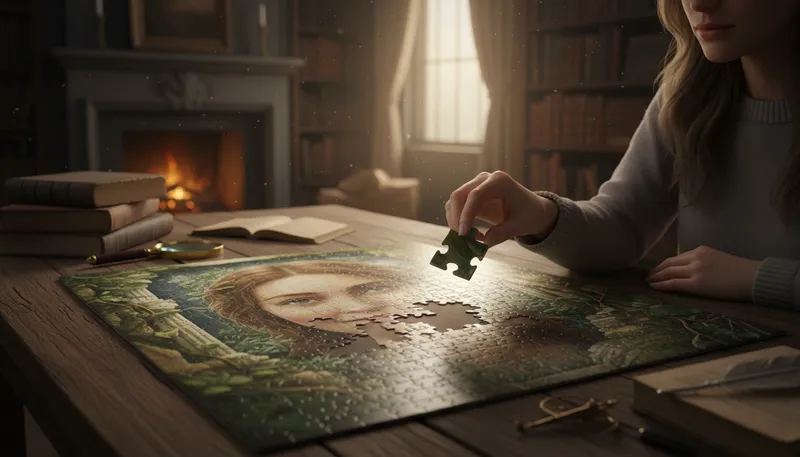 Illustration of piece of the puzzle: A part that contributes to a larger situation.