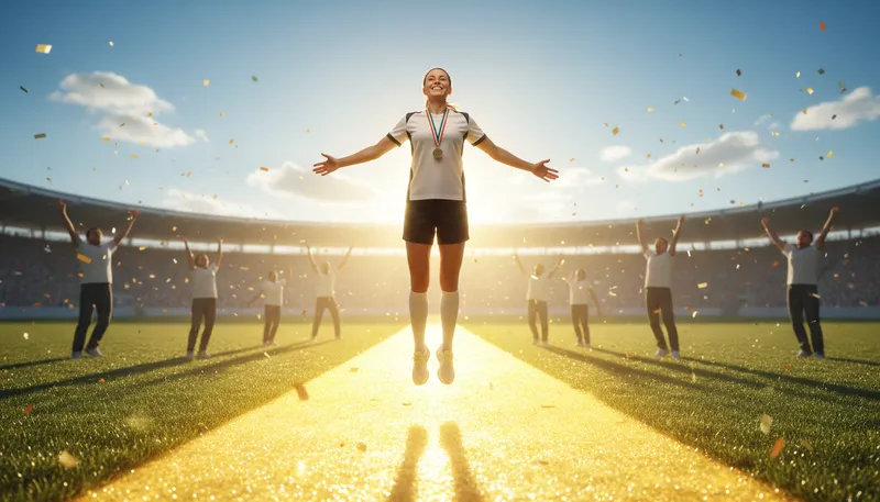 Illustration of walk on sunshine: feel extremely happy or joyful