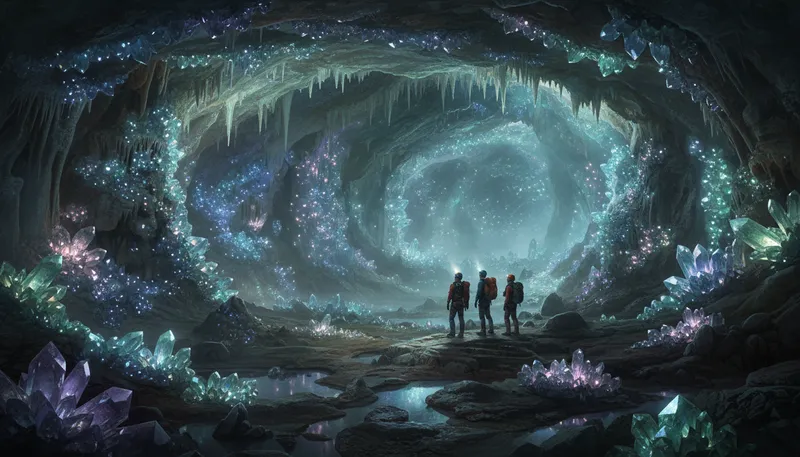 Illustration of subterranean: Existing or occurring below the ground.
