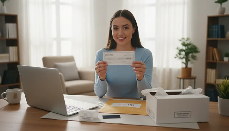 Illustration of rebate: A partial refund given after a purchase.