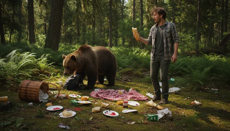 Illustration of are bears catholic: a humorous rhetorical question about obvious truths
