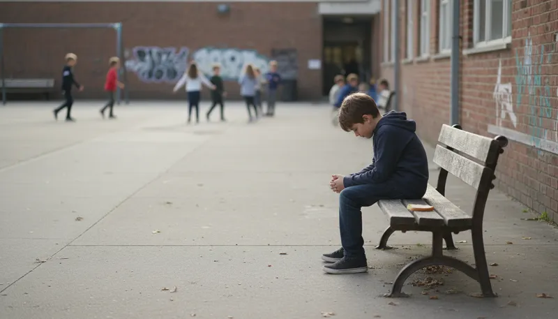 Illustration of pariah: A person rejected by society or a group.