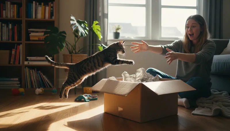 Illustration of leap out: jump out suddenly.