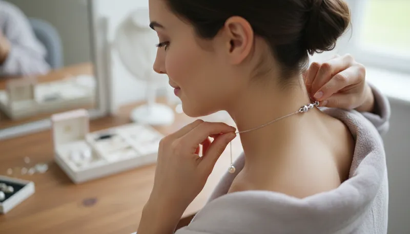 Illustration of clasp: A device for fastening two things together.