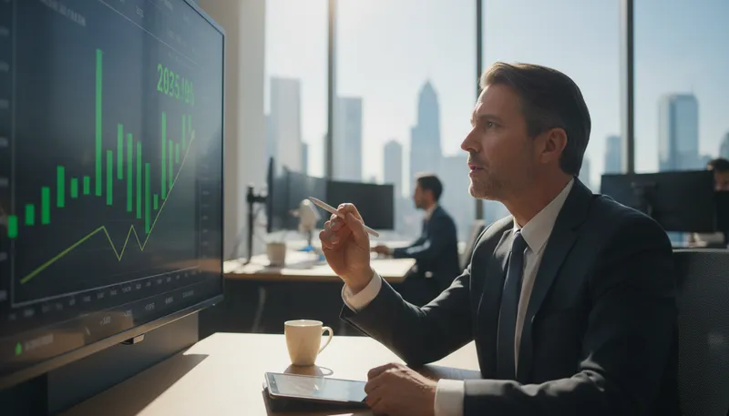 Illustration of investor: A person who puts money into something.
