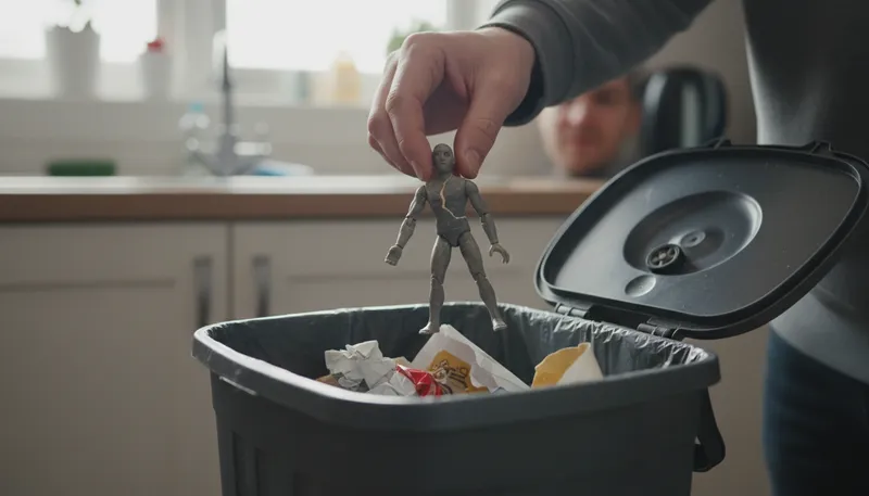 Illustration of trash: something considered worthless
