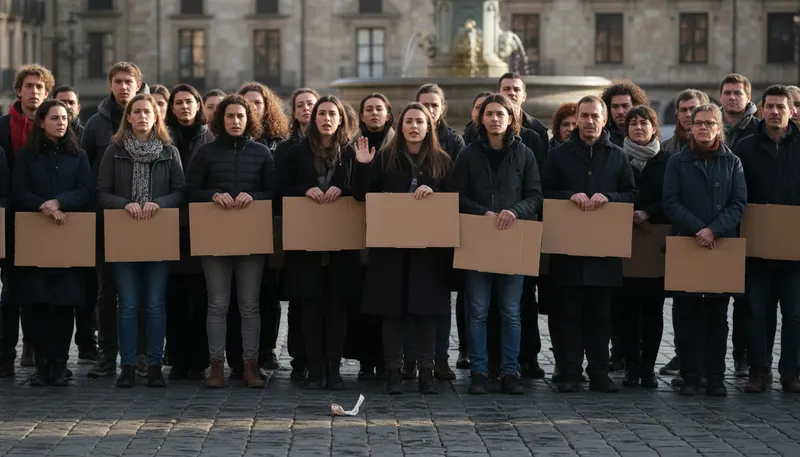Illustration of metoo: A movement against sexual harassment and assault.