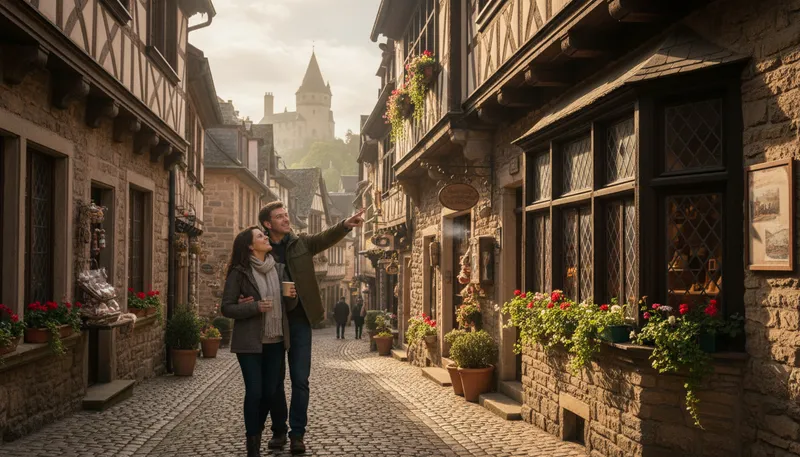 Illustration of ludlow: A town in England known for its history.