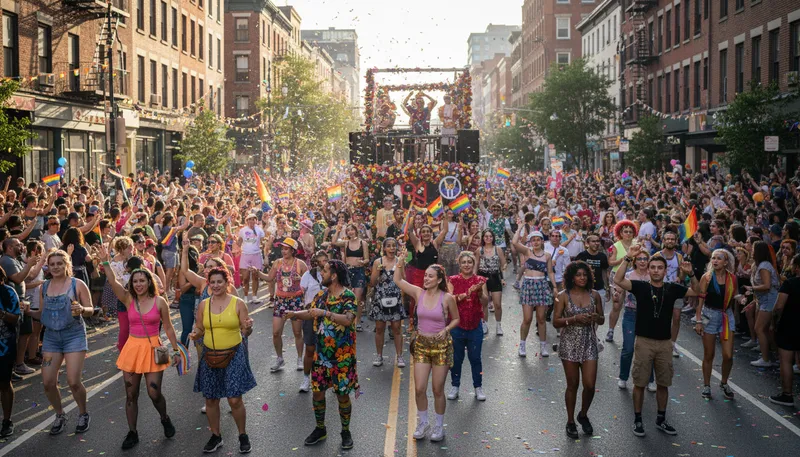 Illustration of LGBTQ: An acronym for lesbian, gay, bisexual, transgender, and queer.