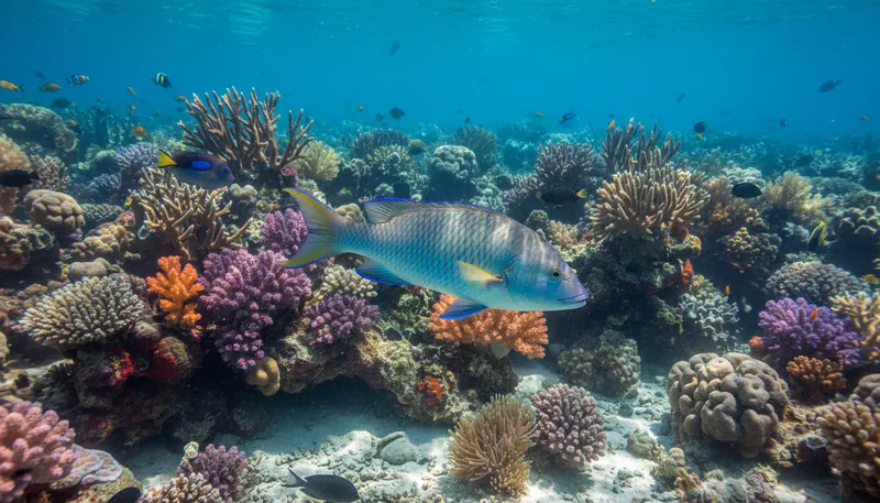 Illustration of seri: A type of fish in the ocean.