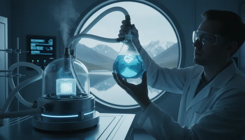 Illustration of deuterium: A stable isotope of hydrogen with one neutron.