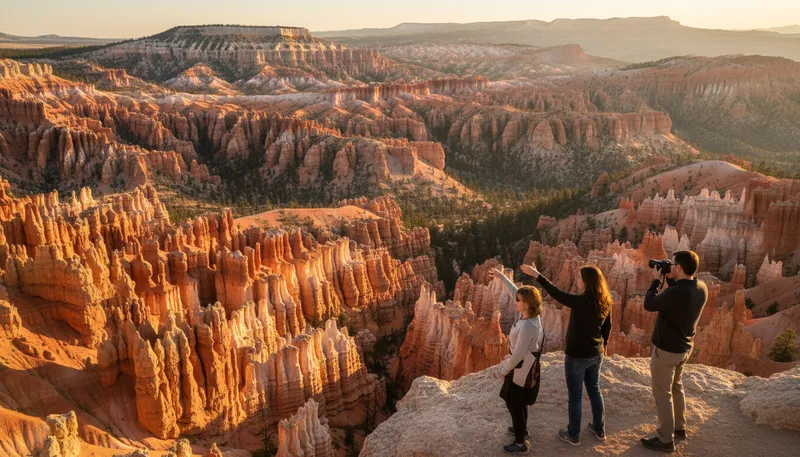 Illustration of bryce: a national park known for its unique rock formations