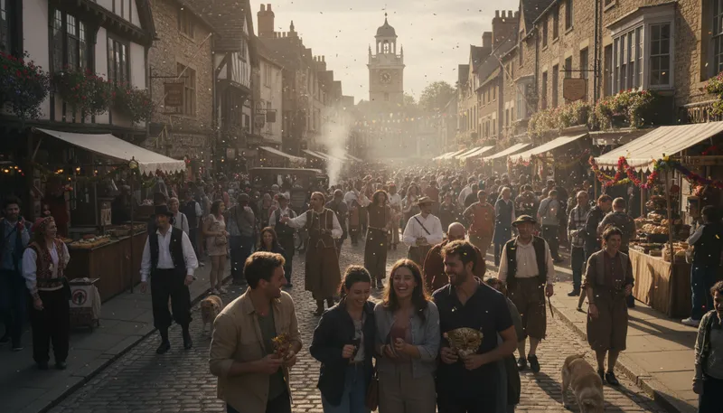 Illustration of guildford: A town in England known for its history.