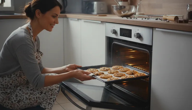 Illustration of oven: a kitchen appliance for cooking food