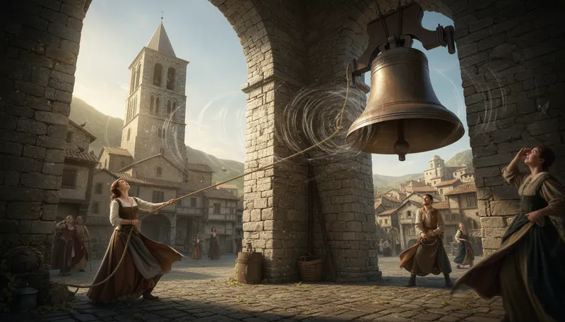 Illustration of hark: To listen attentively or pay attention.