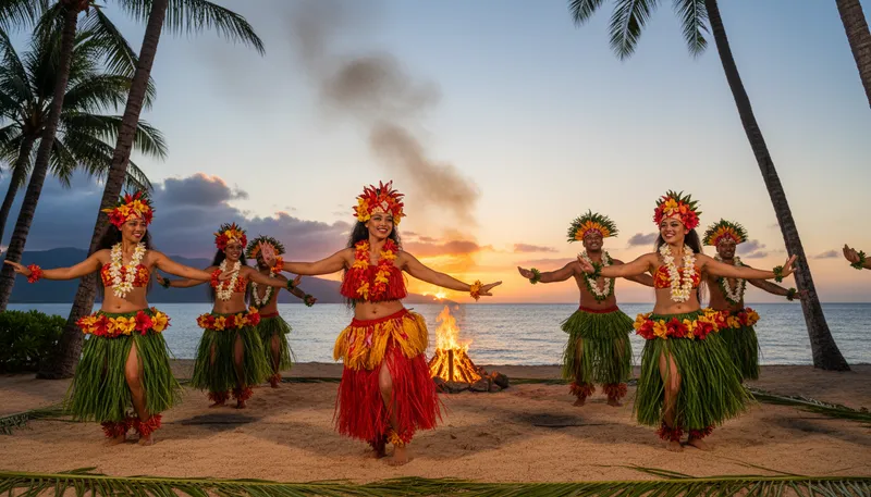 Illustration of polynesian: Relating to the islands of the Pacific.