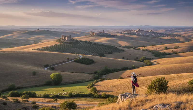 Illustration of castile: A historical region in Spain.