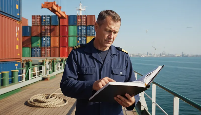 Illustration of manifest: list of cargo on a ship