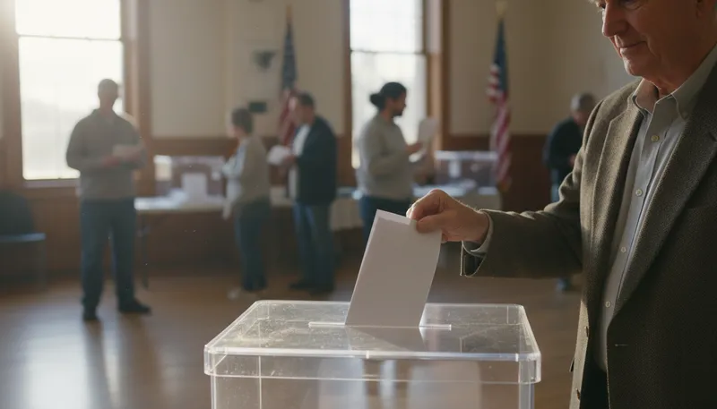 Illustration of elector: A person who has the right to vote.