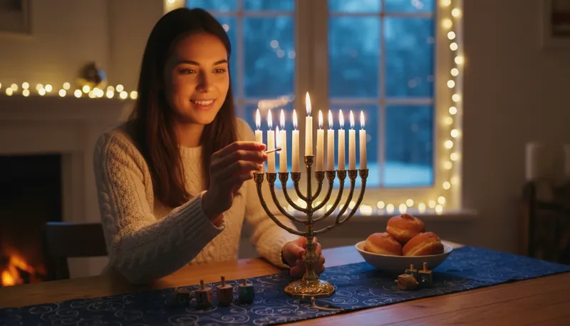 Illustration of i'm jewish: Identifying as a member of the Jewish faith.