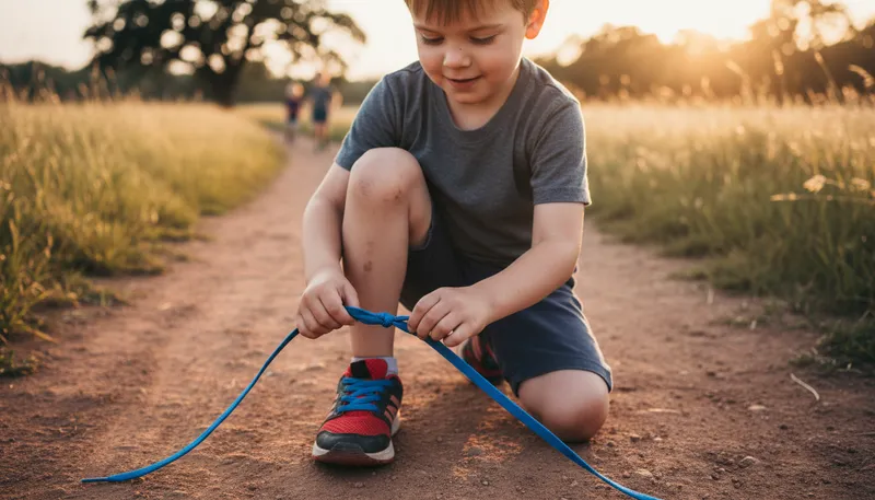 Illustration of shoelace: A string used to secure shoes.