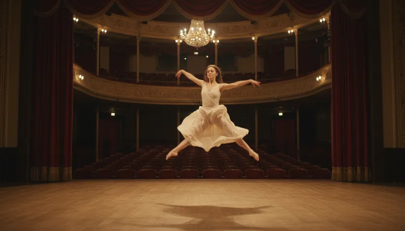 Illustration of gracefully: In a smooth and elegant manner.