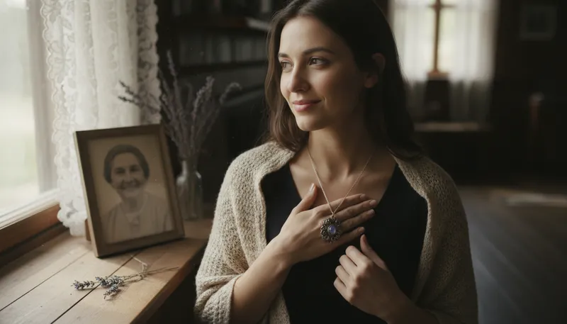 Illustration of cherish: To hold dear or treasure something precious.