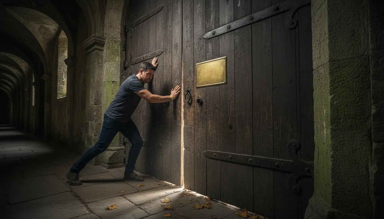 Ilustrasi push: Use force to move something away.