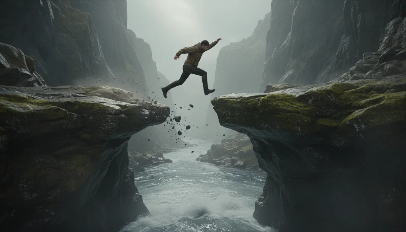 Иллюстрация jump before one is pushed: to act before being forced to act