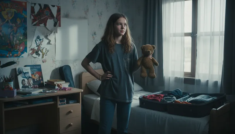 Illustration of adolescence: The period of life between childhood and adulthood.