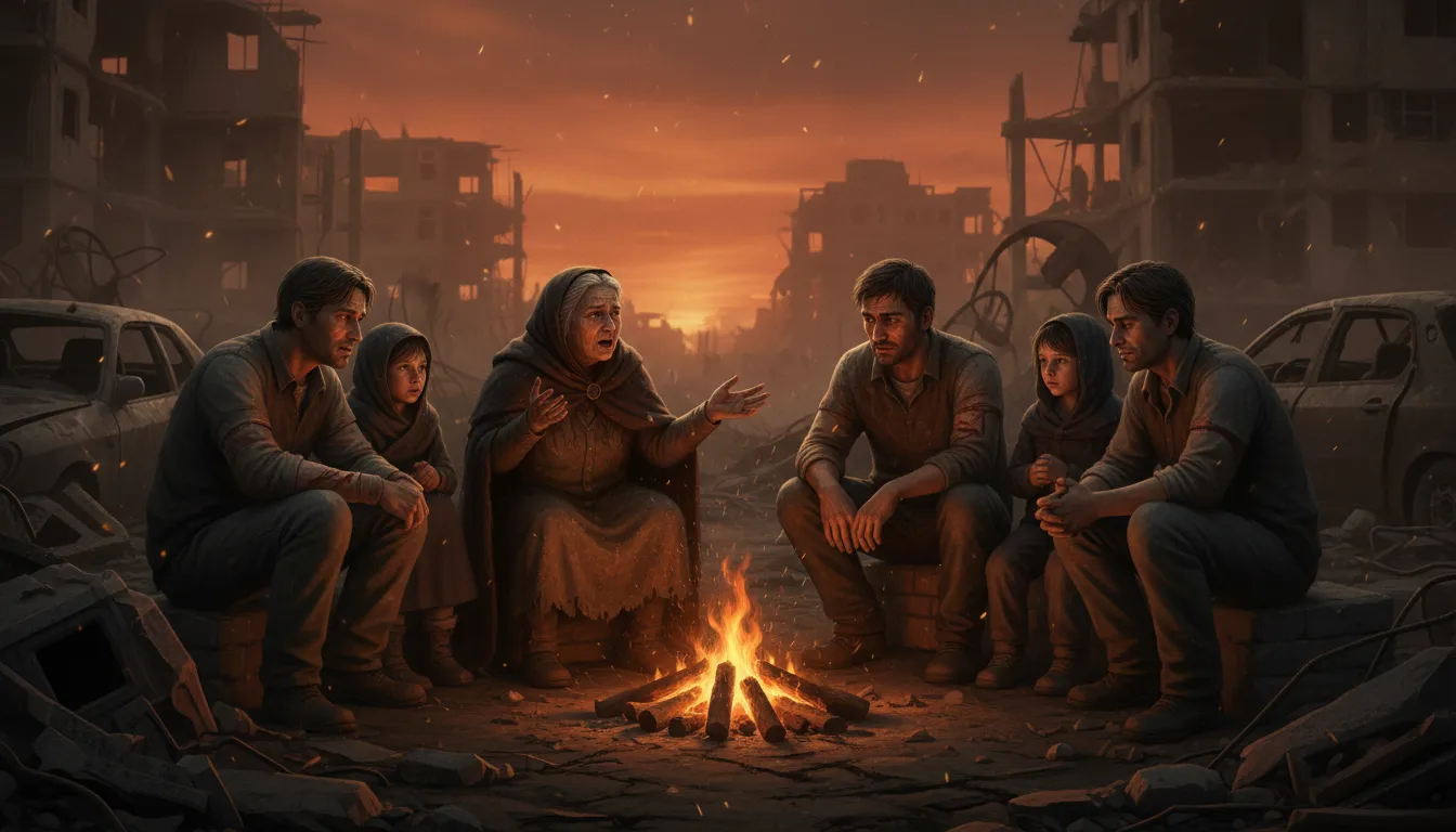 “holocaust” kelimesinin çizimi: The mass destruction of a large group.