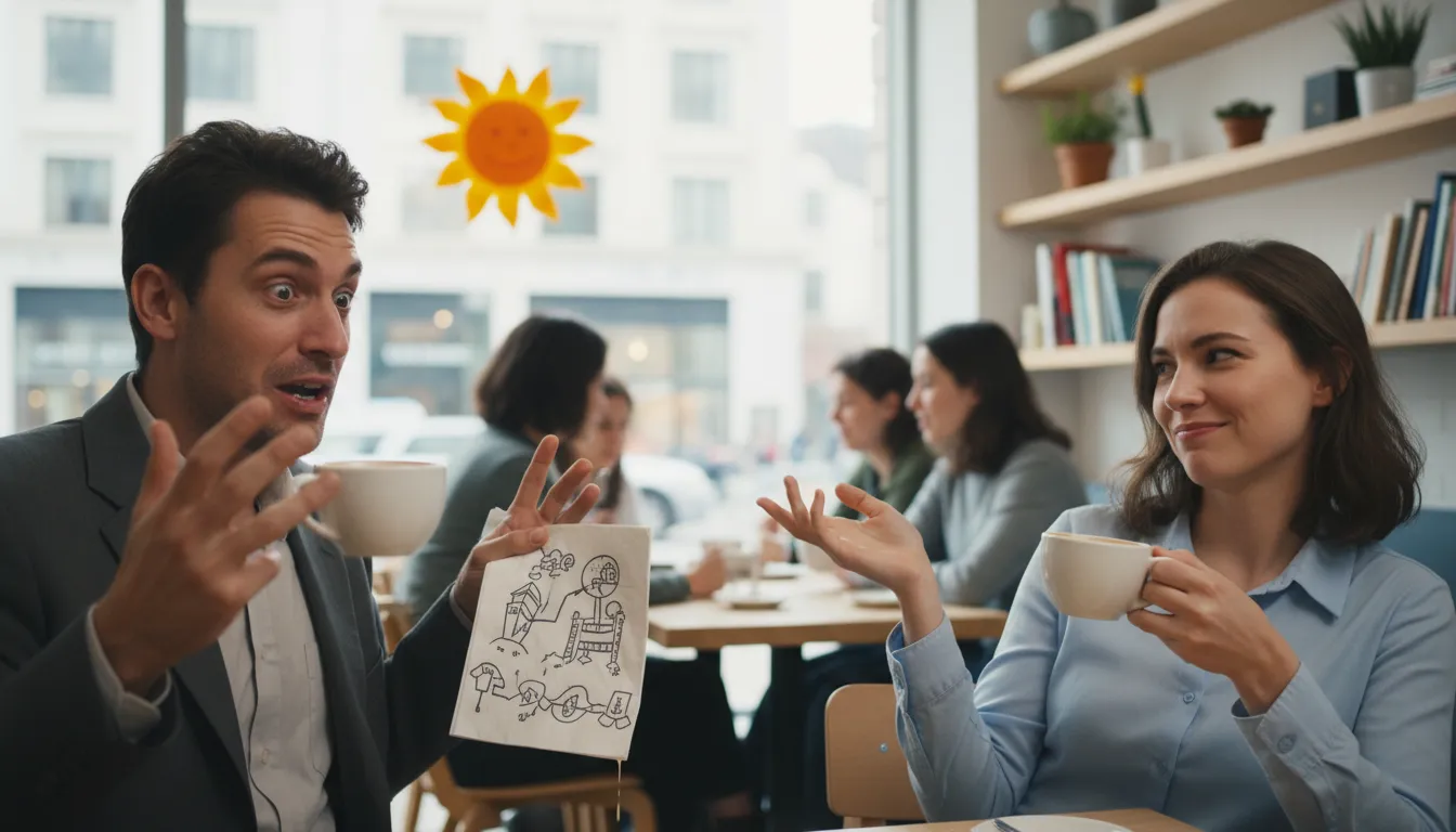Illustrazione di what color is the sun in your world: a question suggesting someone is crazy